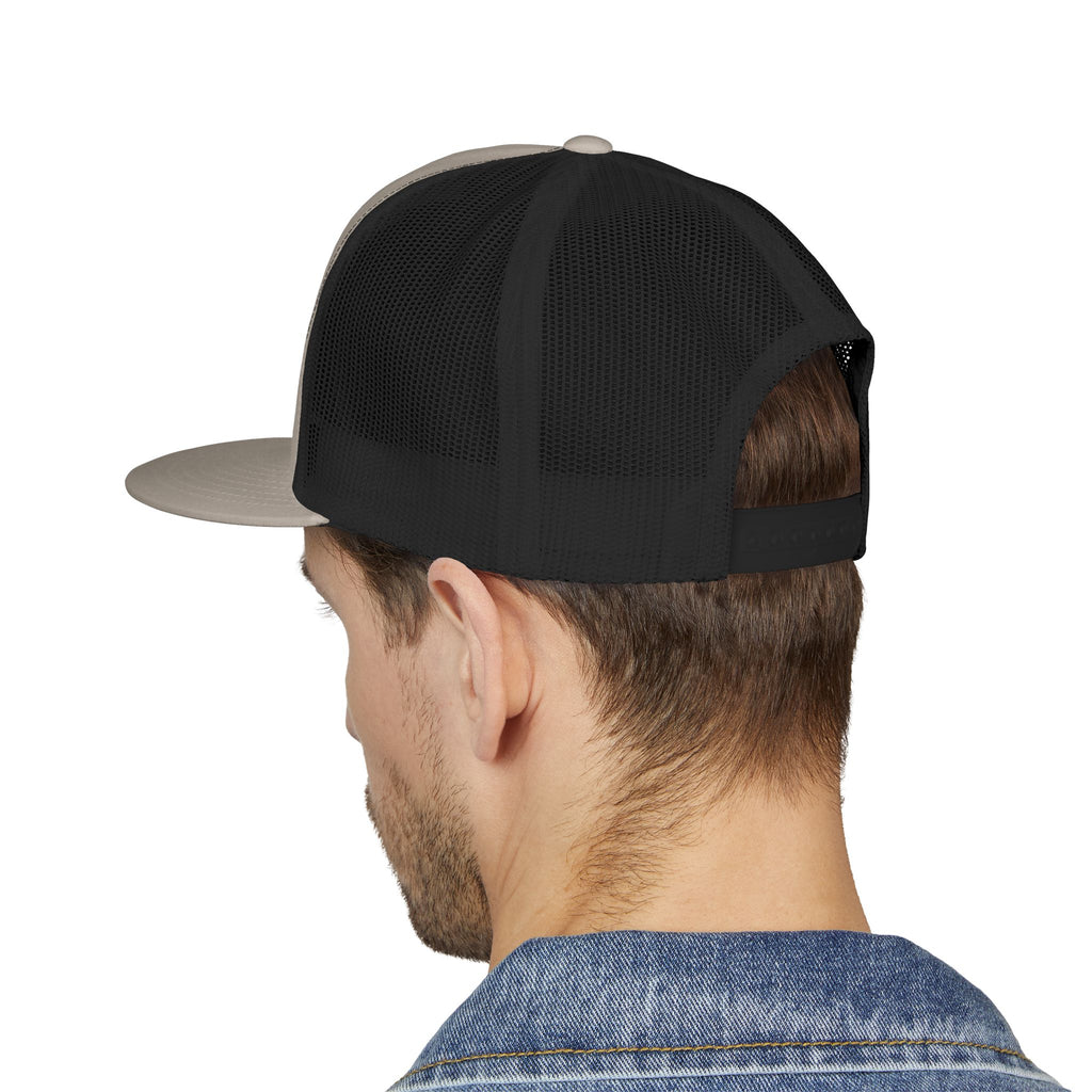 Embroidered "MM" Monogram Trucker Cap