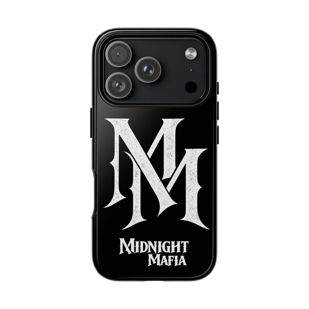 Midnight Mafia Phone Case - Black Protective iPhone Cover with MM Logo