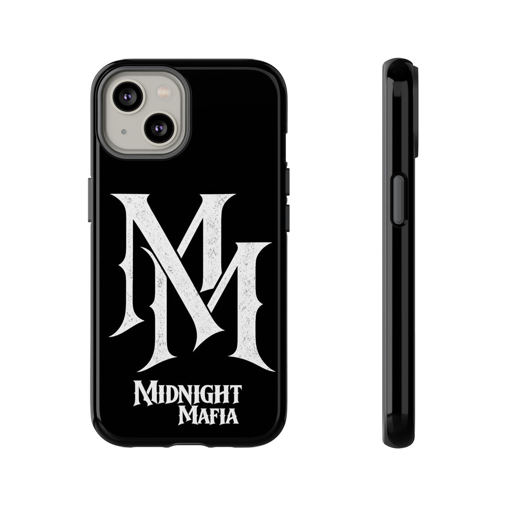 Midnight Mafia Phone Case - Black Protective iPhone Cover with MM Logo