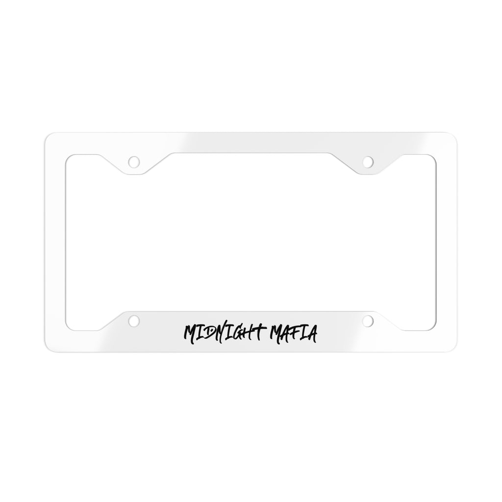 Midnight Mafia Metal License Plate Frame