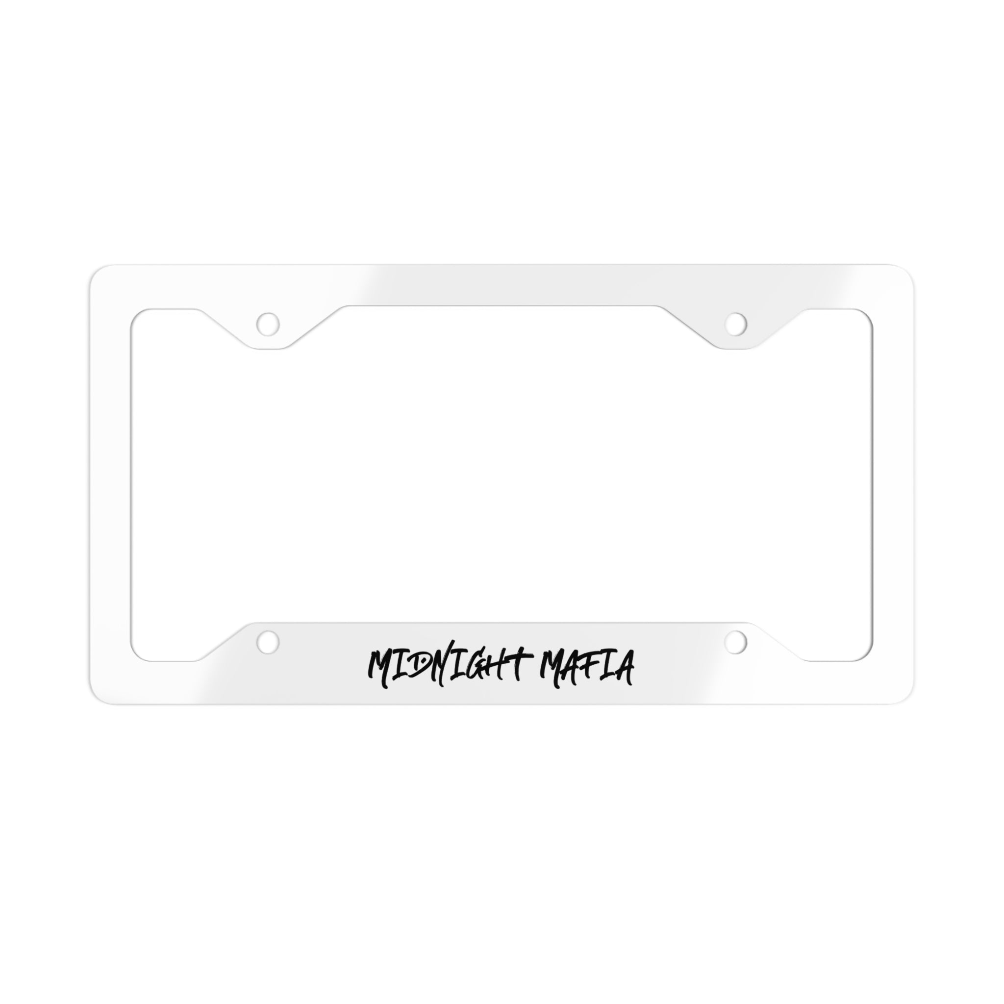 Midnight Mafia Metal License Plate Frame