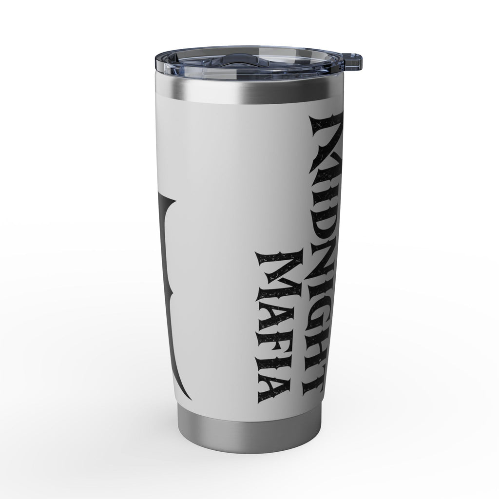 Midnight Mafia 20oz Stainless Tumbler — Insulated Travel Cup with Bold 'MM' Logo