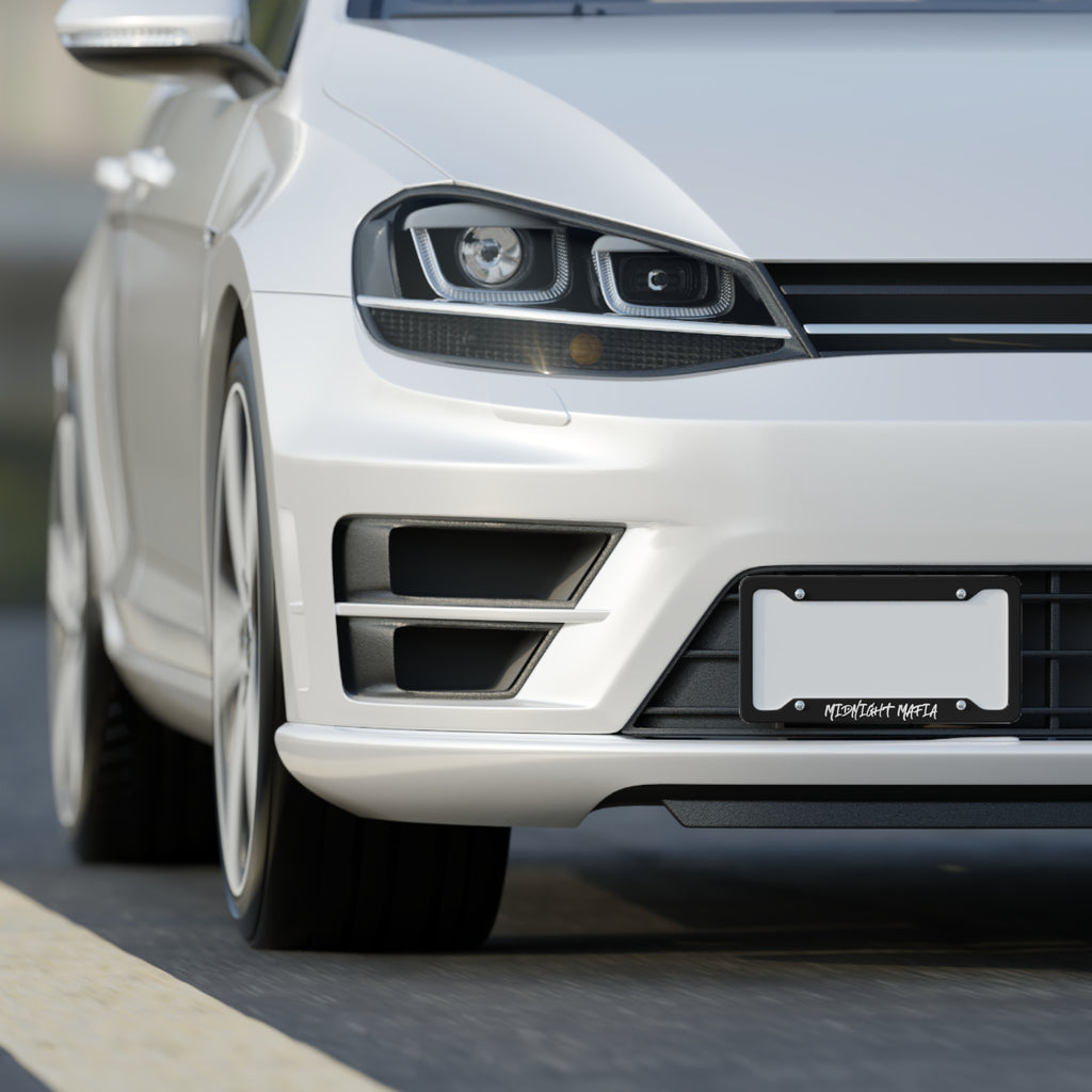 Midnight Mafia License Plate Frame "BLACK"