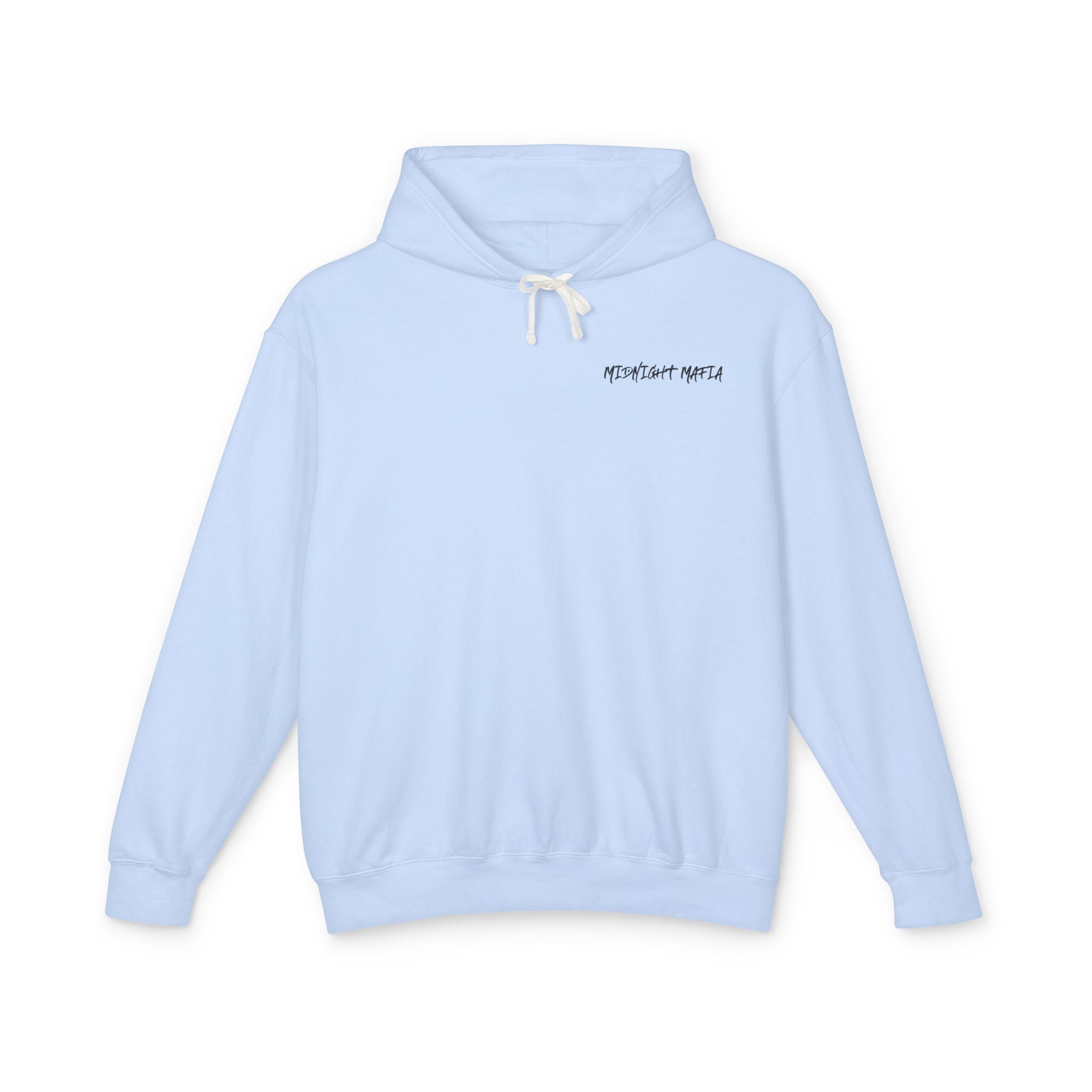 Midnight Mafia Hoodie — Vintage Piston Logo Lightweight Hooded Sweatshirt