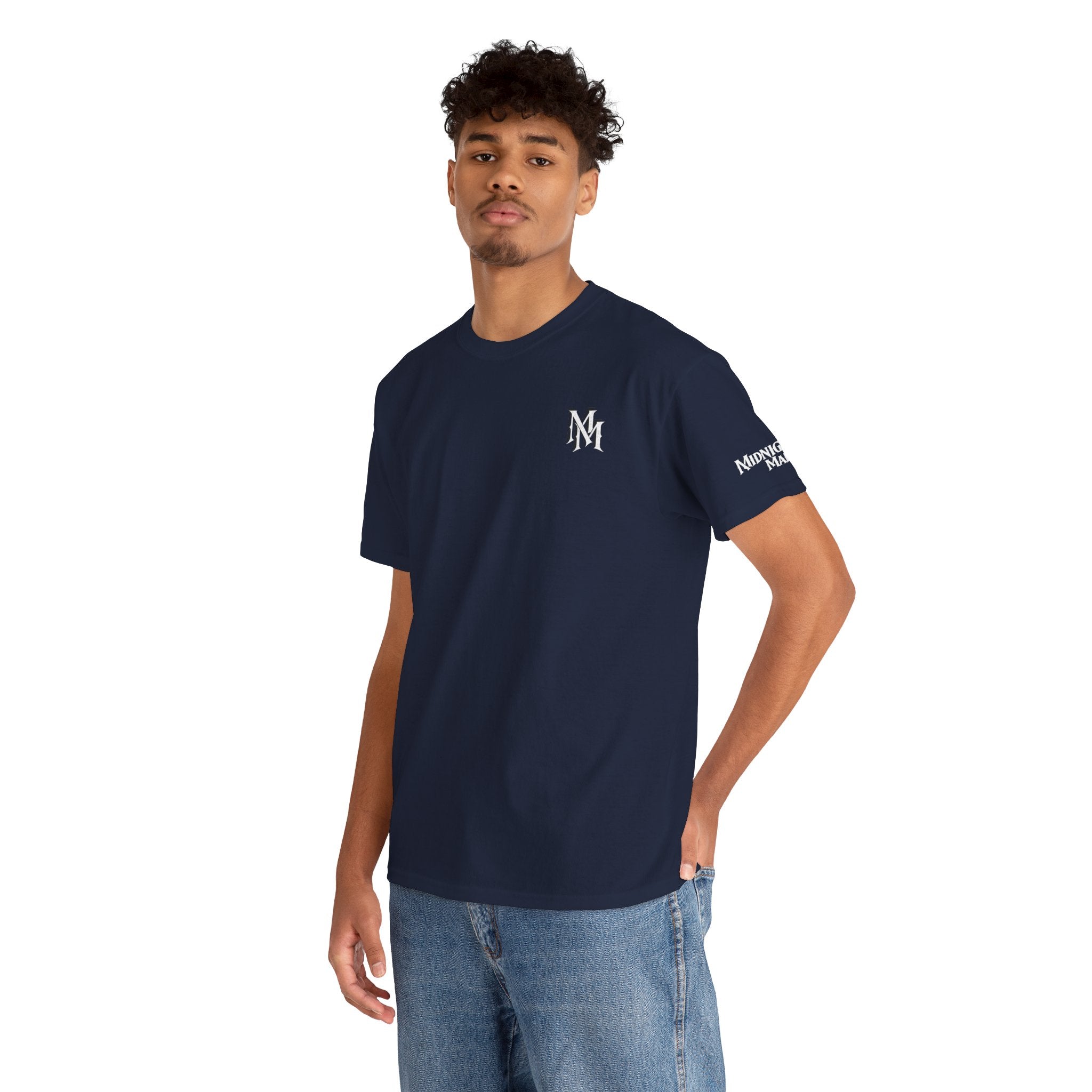 Monogram 'MM' Logo T-Shirt – Midnight Mafia Tee