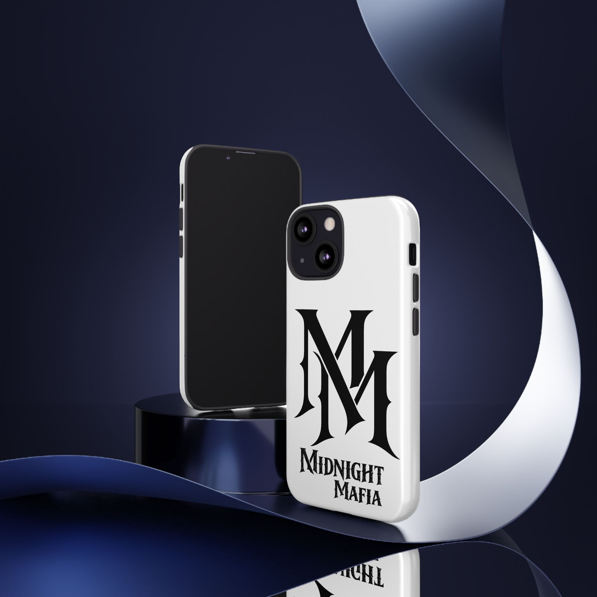Midnight Mafia Phone Case — "MM" Monogram Protective iPhone Cover