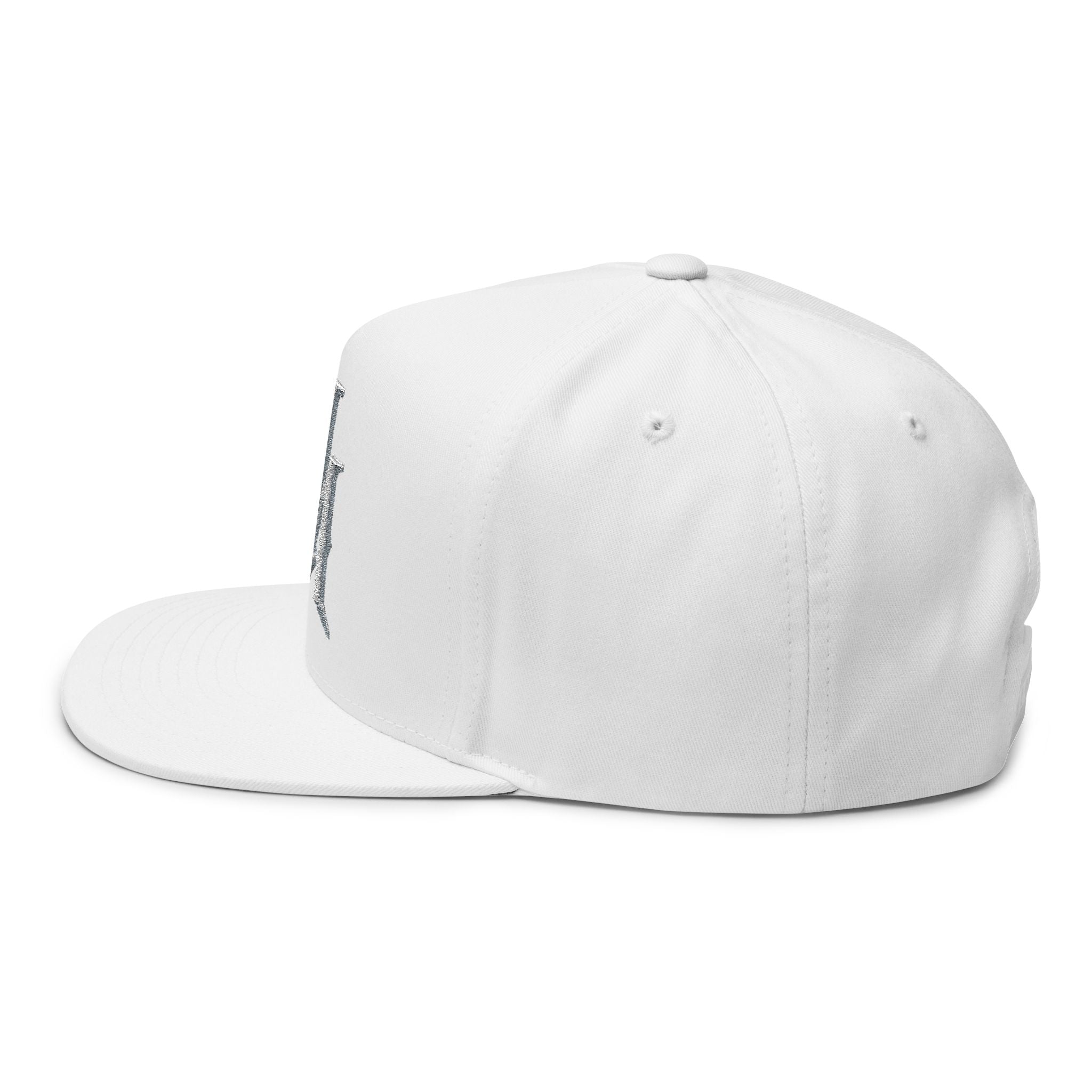 Midnight Mafia "MM" — Classic White Snapback Hat