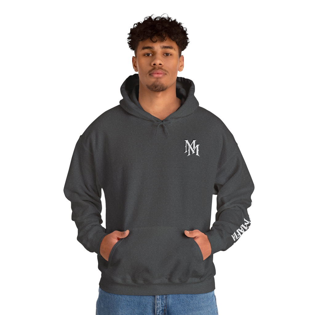 Hoodie — Monogram Midnight Mafia “MM” Logo Pullover W/Midnight Mafia Sleeve
