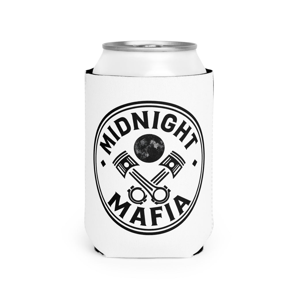 Can Cooler Sleeve — 'Midnight Mafia' Black Logo Neoprene Drink Koozie