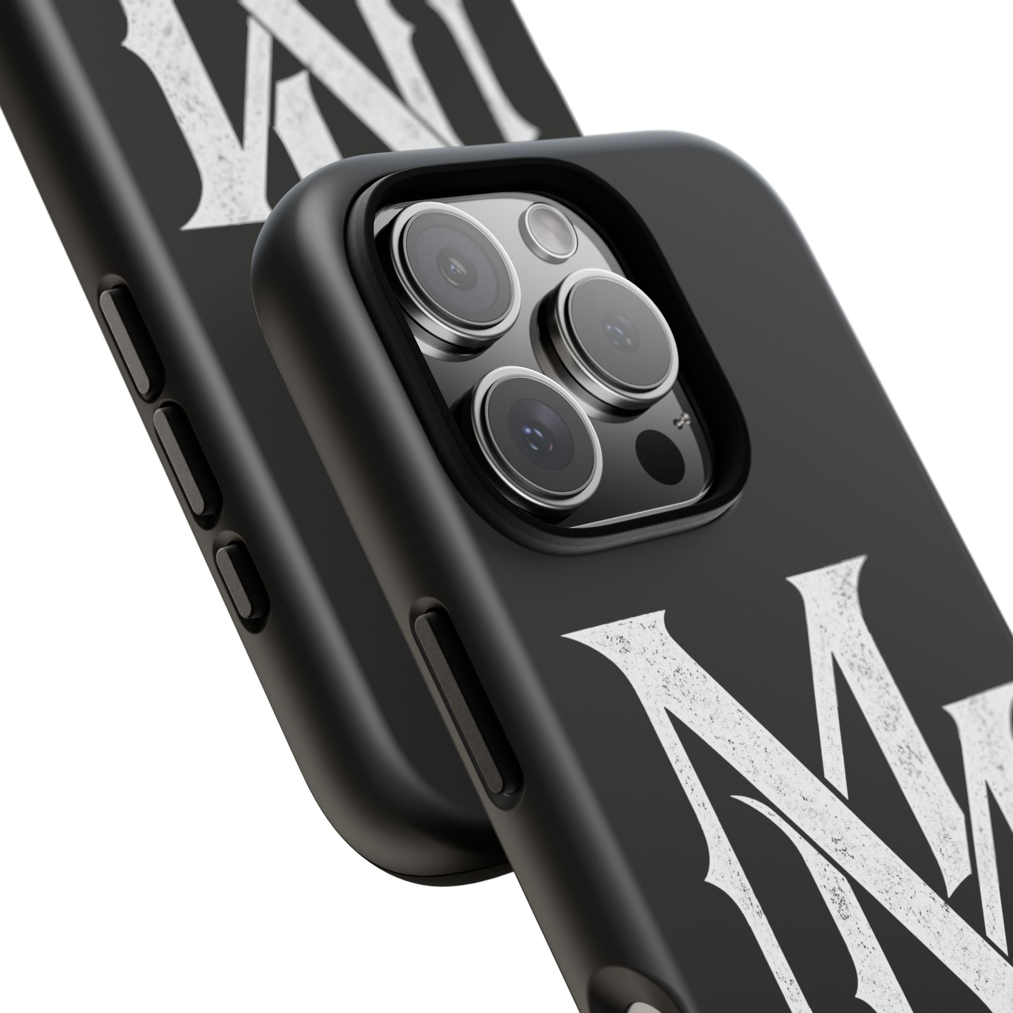 Midnight Mafia Phone Case - Black Protective iPhone Cover with MM Logo