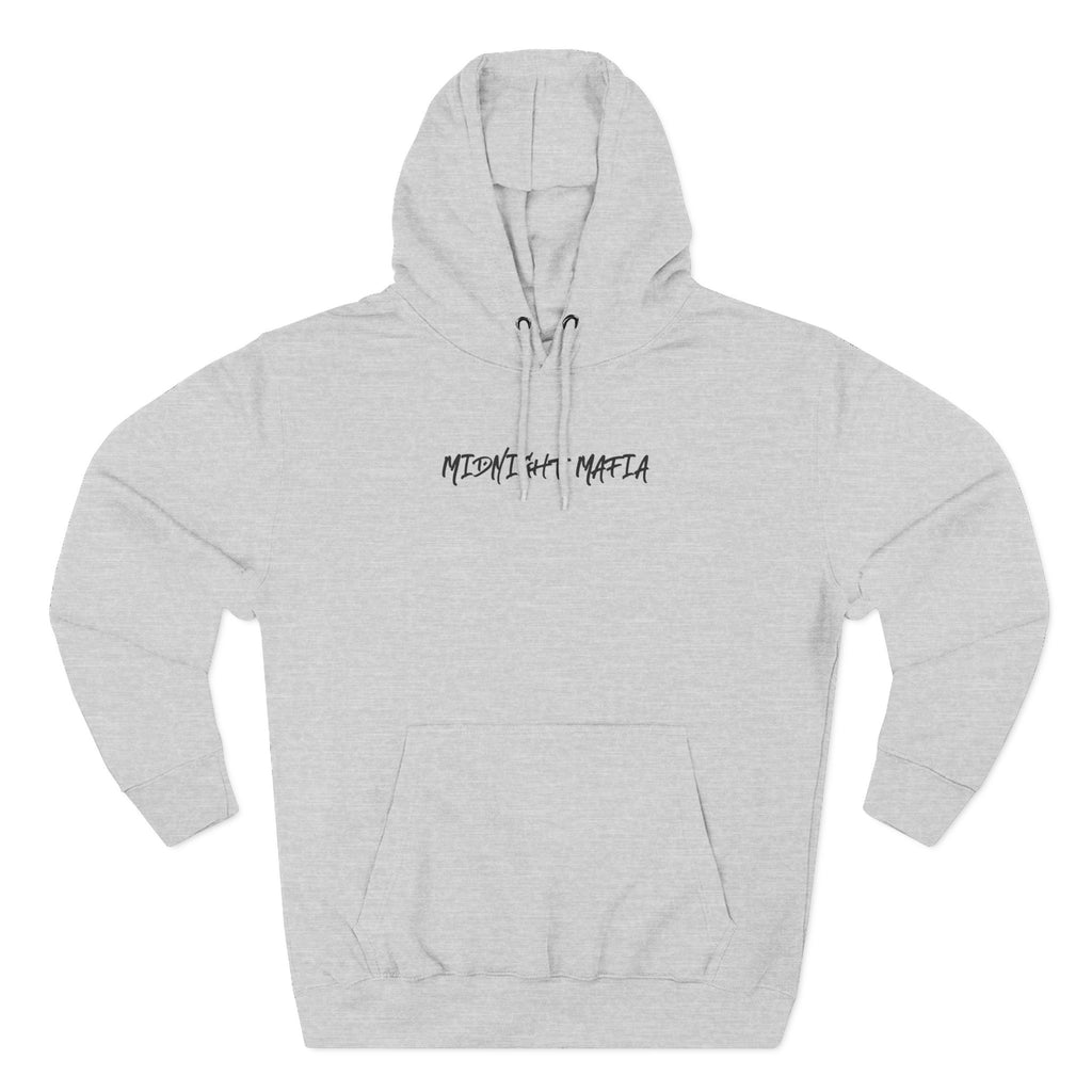 Midnight Mafia Hoodie — Vintage Piston & Fedora Streetwear Pullover