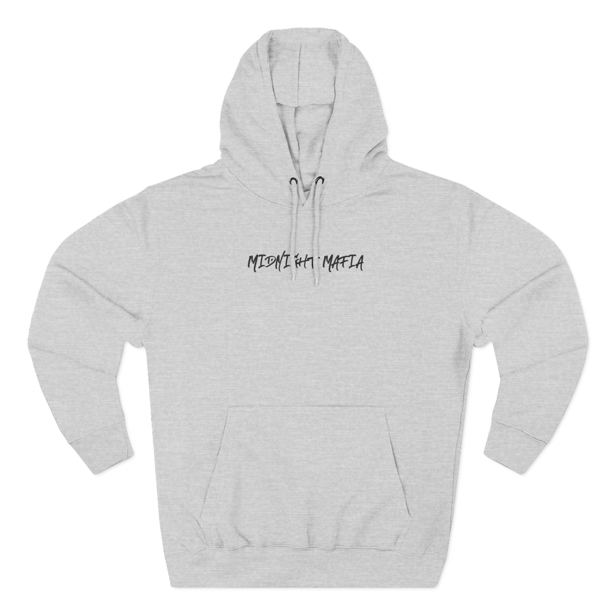 Midnight Mafia Hoodie — Vintage Piston & Fedora Streetwear Pullover