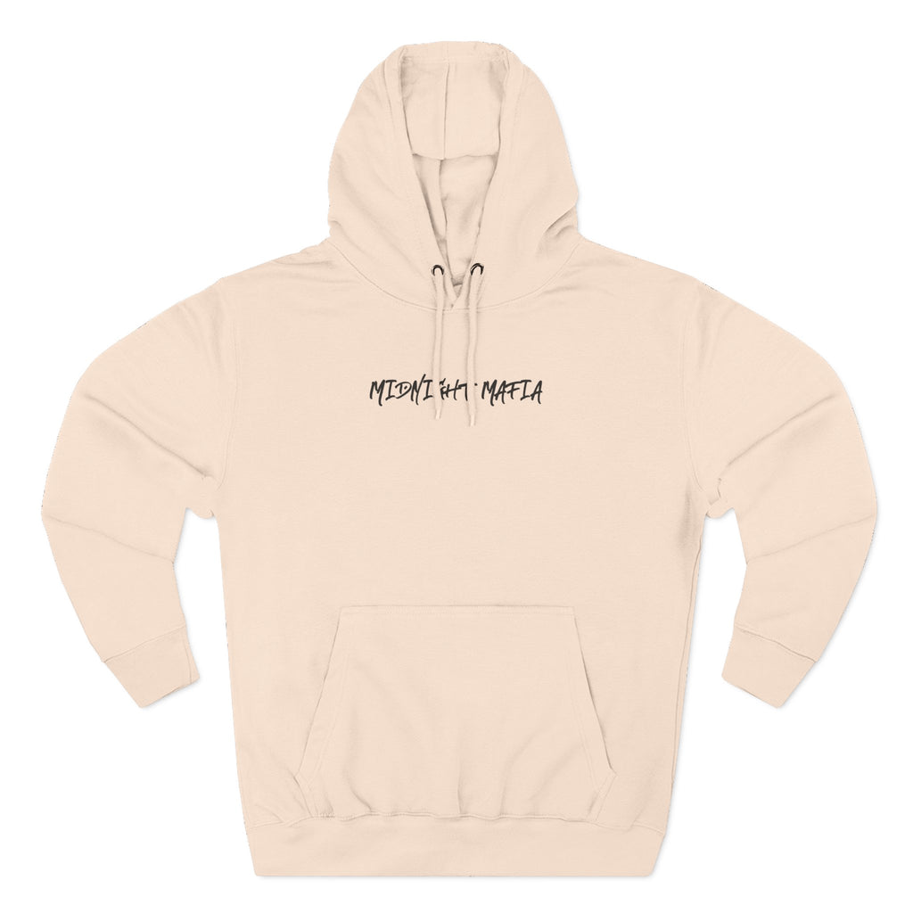 Midnight Mafia Hoodie — Vintage Piston & Fedora Streetwear Pullover