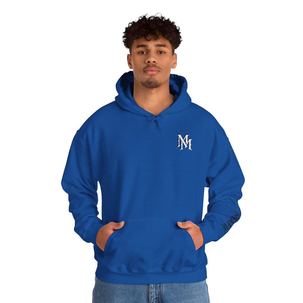 Hoodie — Monogram Midnight Mafia “MM” Logo Pullover W/Midnight Mafia Sleeve