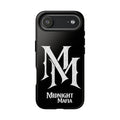 Midnight Mafia Phone Case - Black Protective iPhone Cover with MM Logo