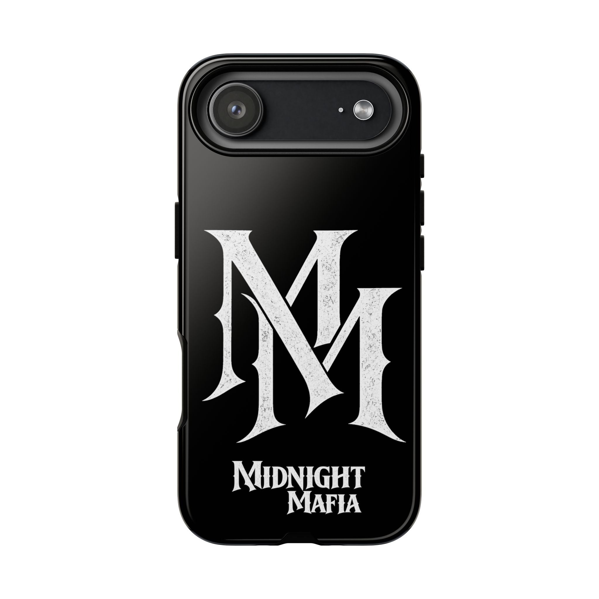Midnight Mafia Phone Case - Black Protective iPhone Cover with MM Logo