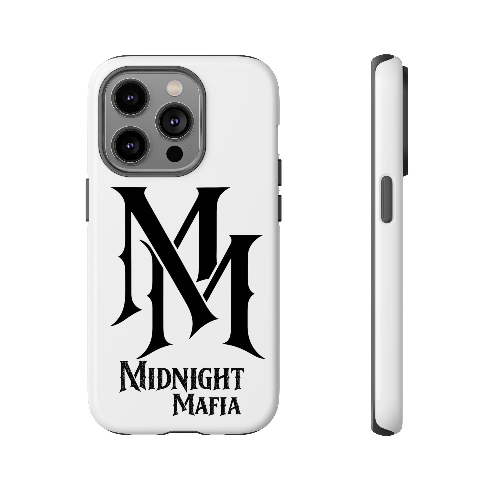 Midnight Mafia Phone Case — "MM" Monogram Protective iPhone Cover