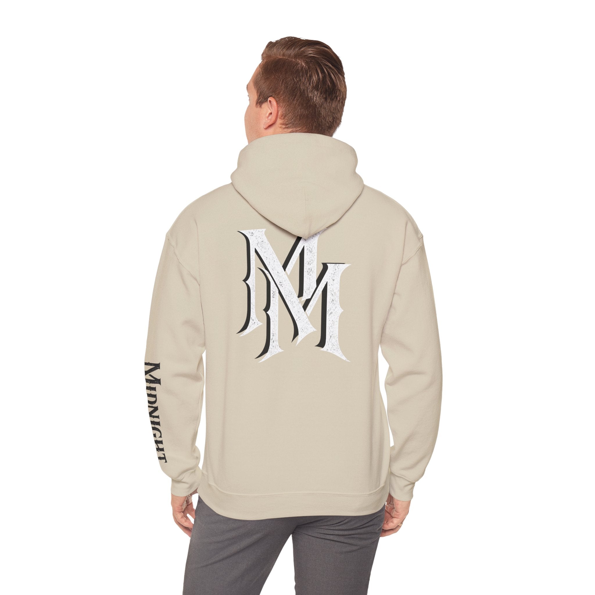Hoodie — Monogram Midnight Mafia “MM” Logo Pullover W/Midnight Mafia Sleeve