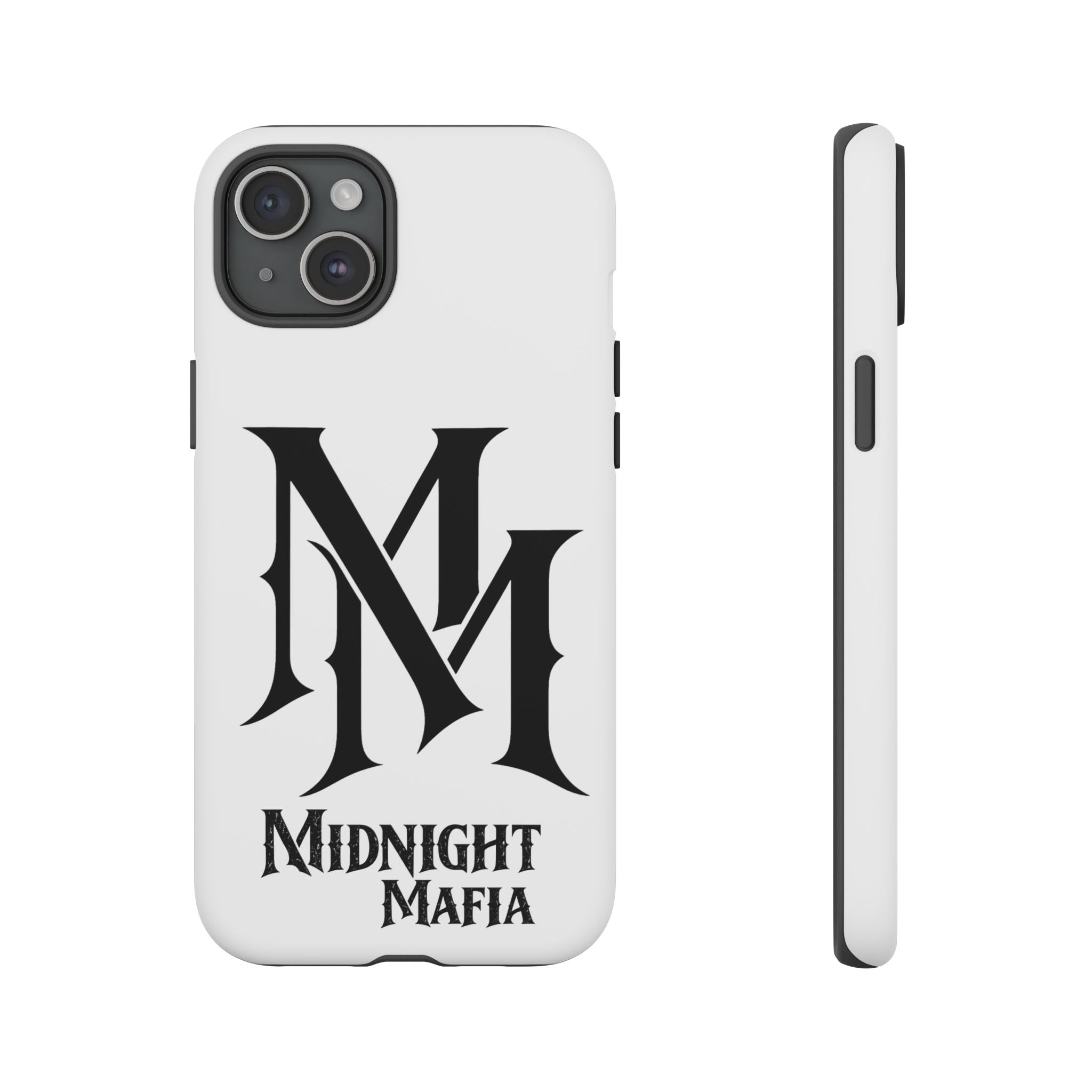 Midnight Mafia Phone Case — "MM" Monogram Protective iPhone Cover