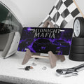 Midnight Mafia License Plate - Purple Neon Car Vanity Plate