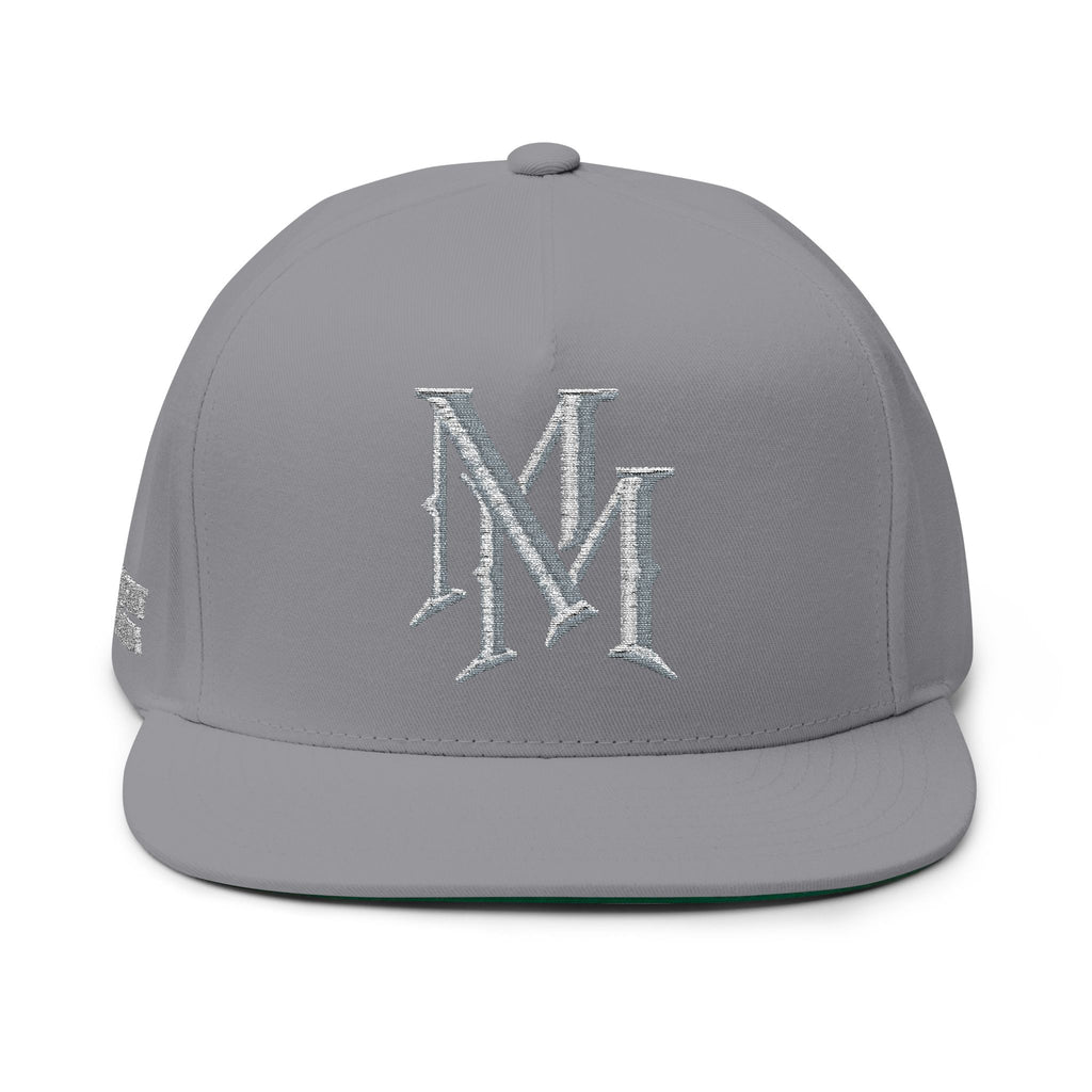 Midnight Mafia "MM" — Classic White Snapback Hat
