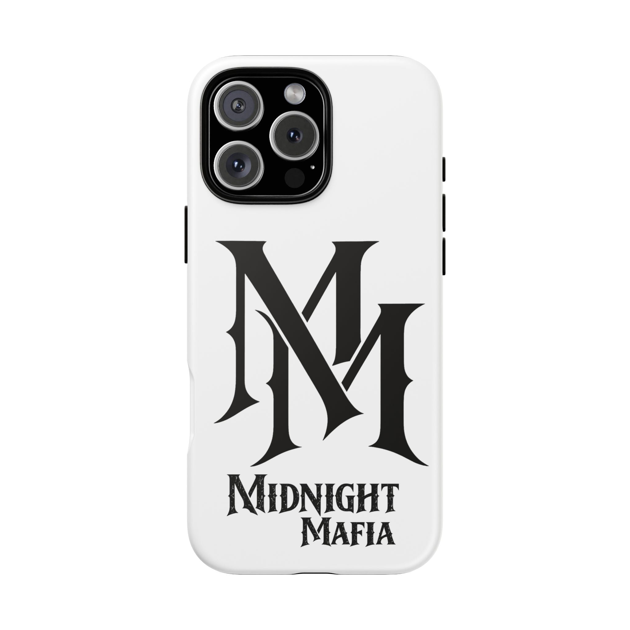 Midnight Mafia Phone Case — "MM" Monogram Protective iPhone Cover
