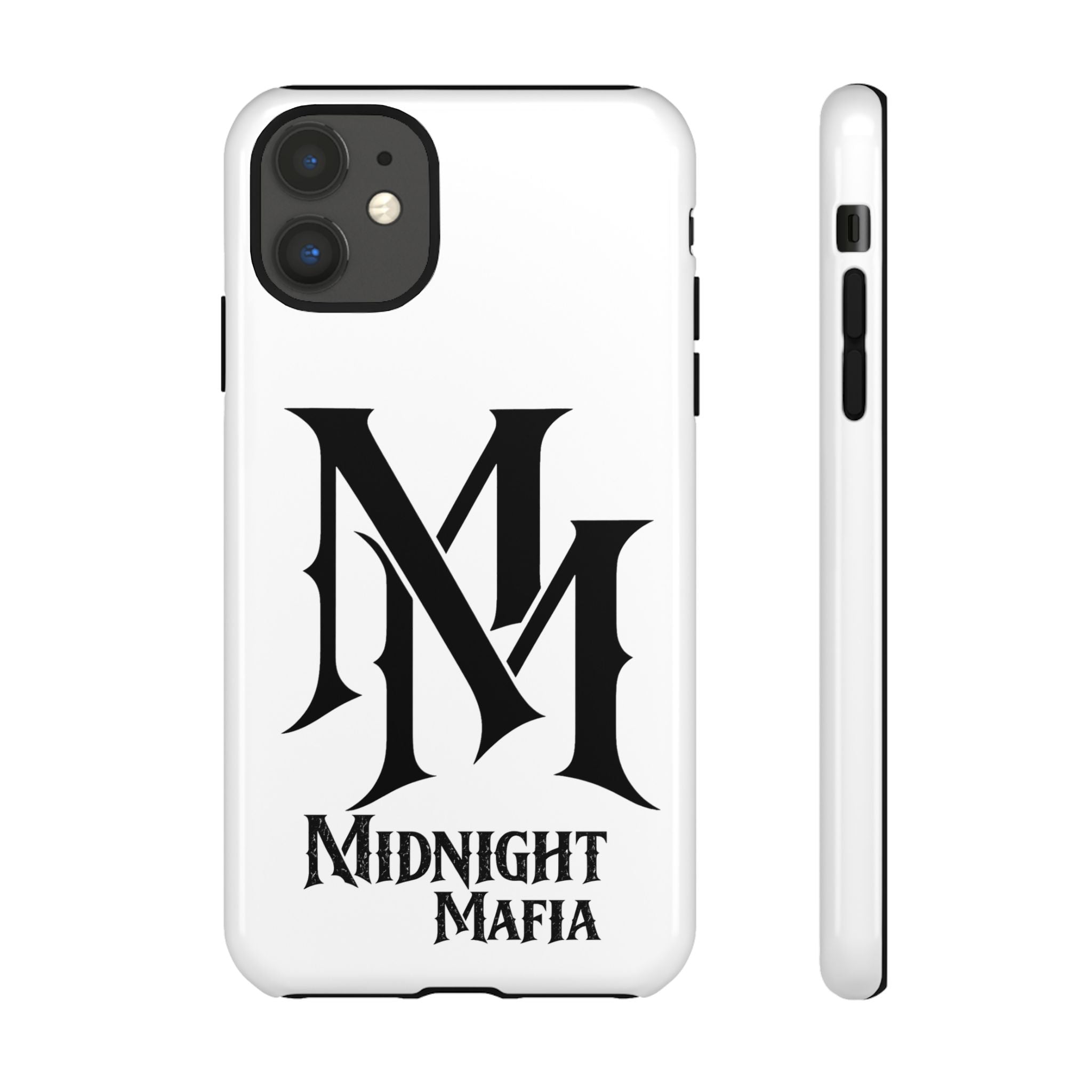 Midnight Mafia Phone Case — "MM" Monogram Protective iPhone Cover
