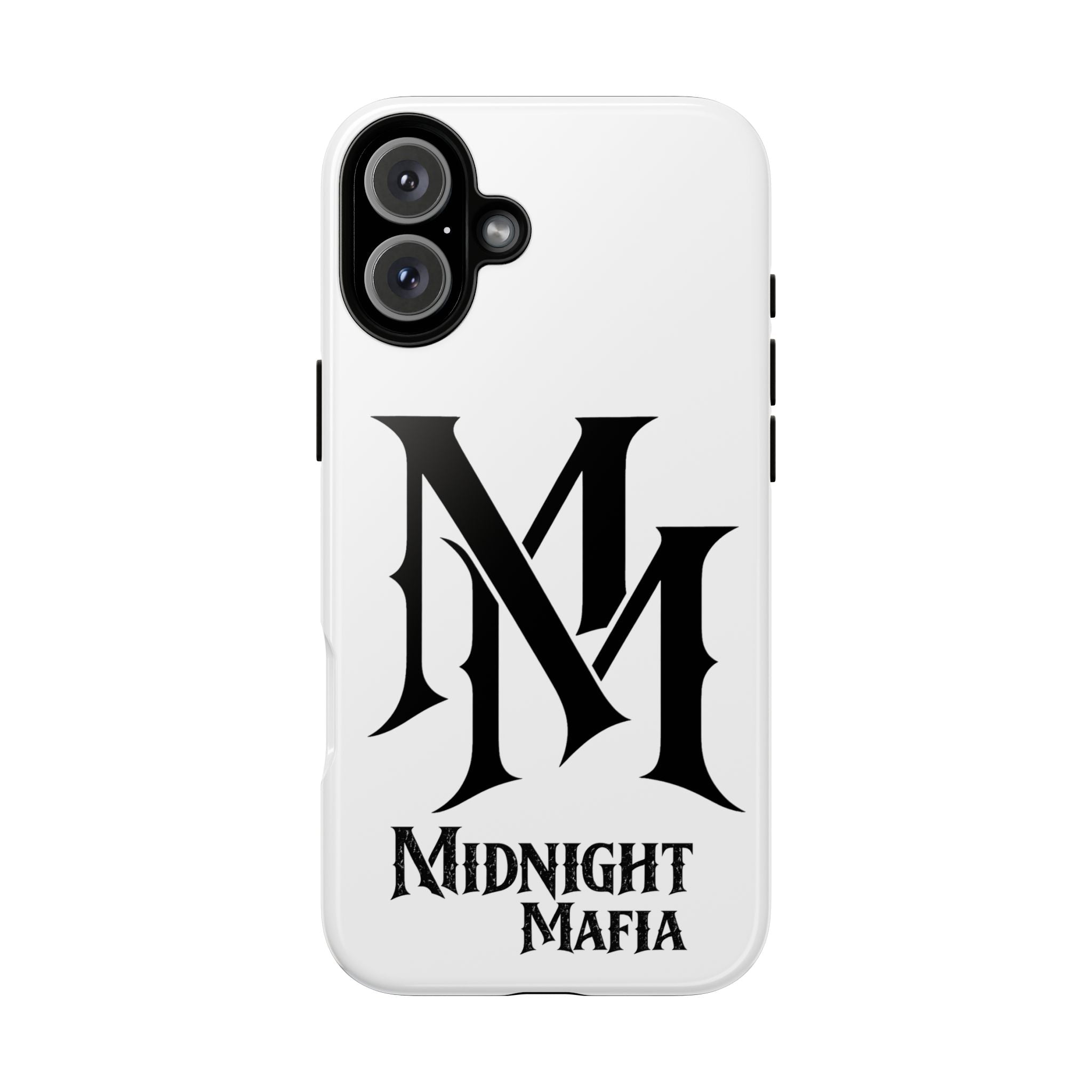 Midnight Mafia Phone Case — "MM" Monogram Protective iPhone Cover