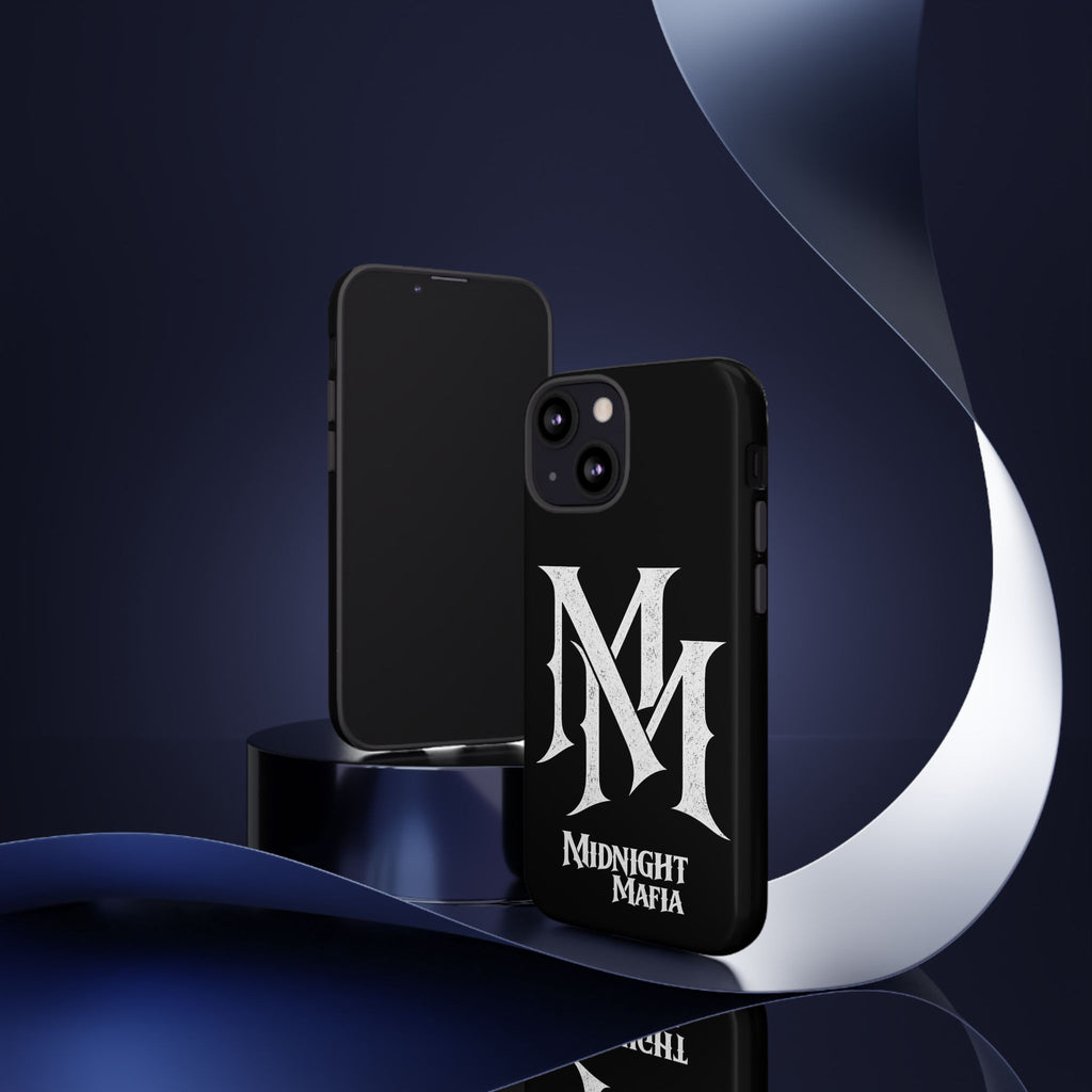Midnight Mafia Phone Case - Black Protective iPhone Cover with MM Logo