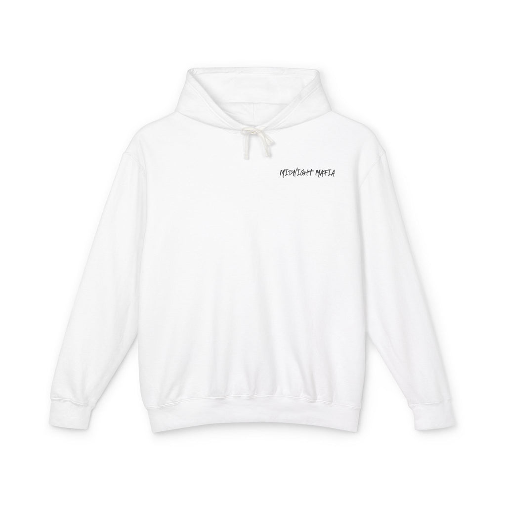 Midnight Mafia Hoodie — Vintage Piston Logo Lightweight Hooded Sweatshirt