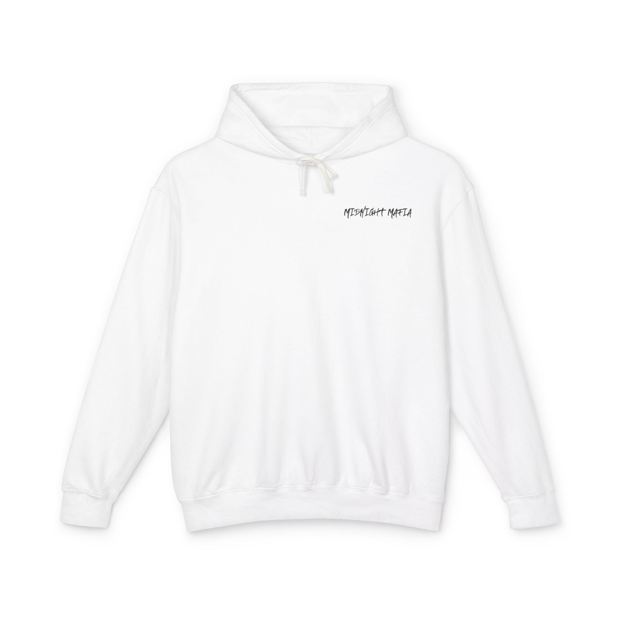 Midnight Mafia Hoodie — Vintage Piston Logo Lightweight Hooded Sweatshirt
