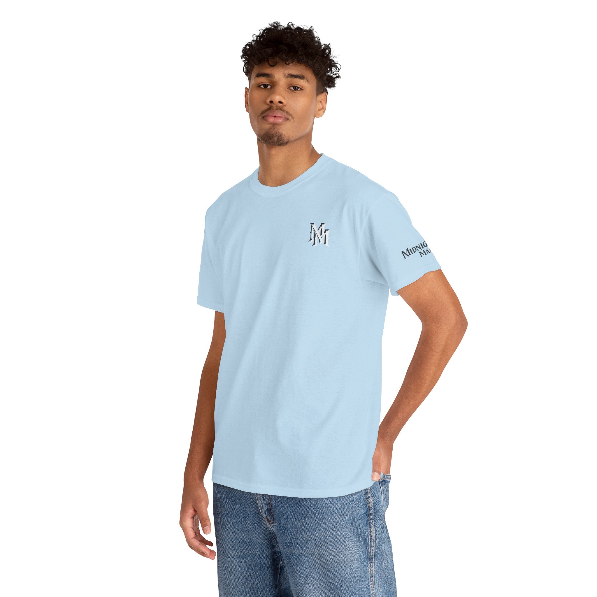 Monogram 'MM' Logo T-Shirt – Midnight Mafia Tee