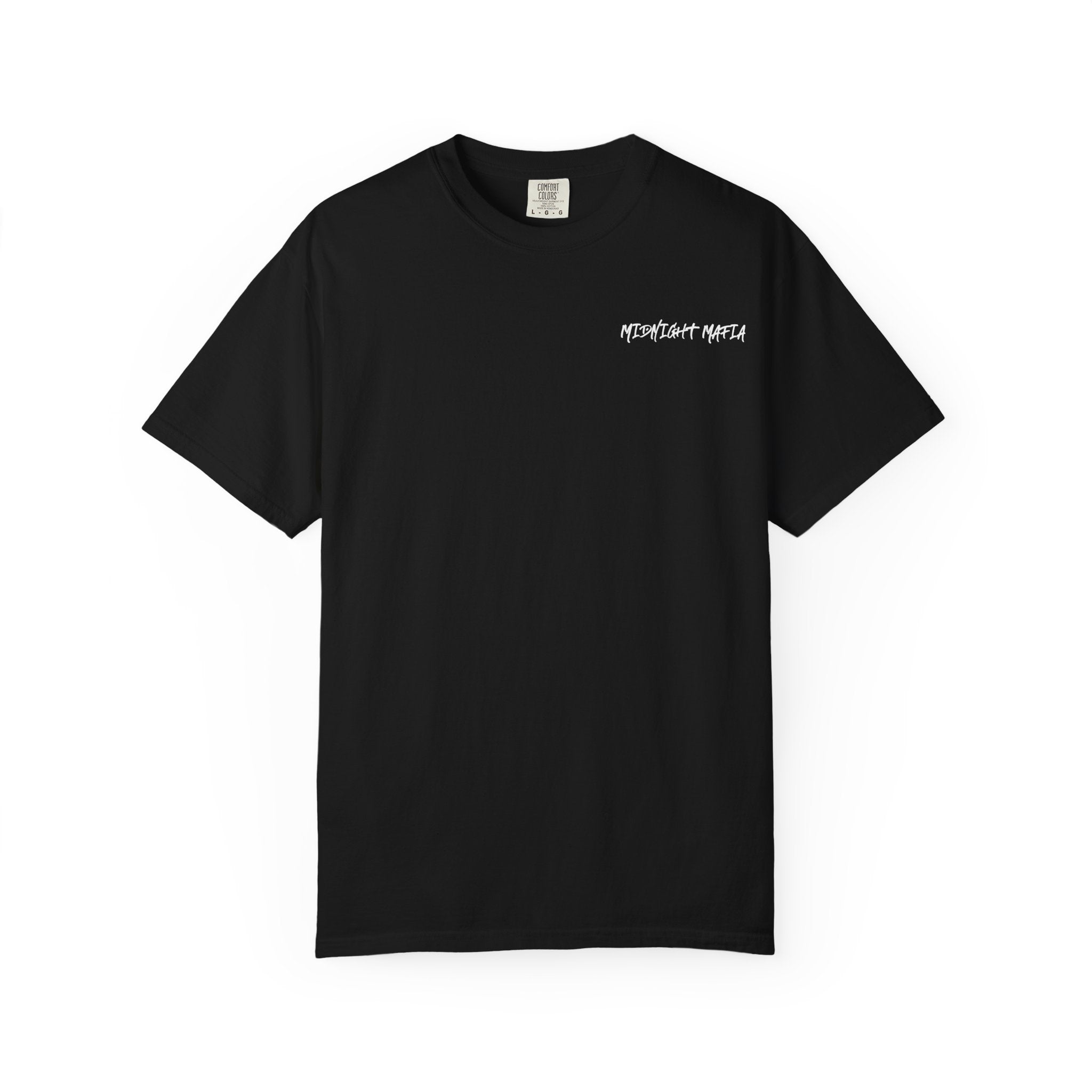 Midnight Mafia Graphic T-Shirt — Vintage Hat & Pistons Design