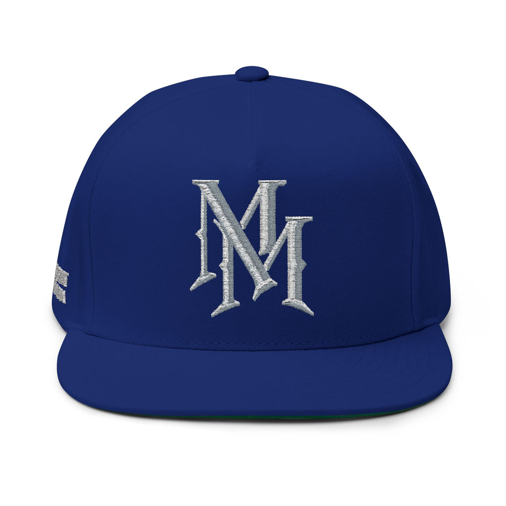 Midnight Mafia "MM" — Classic White Snapback Hat