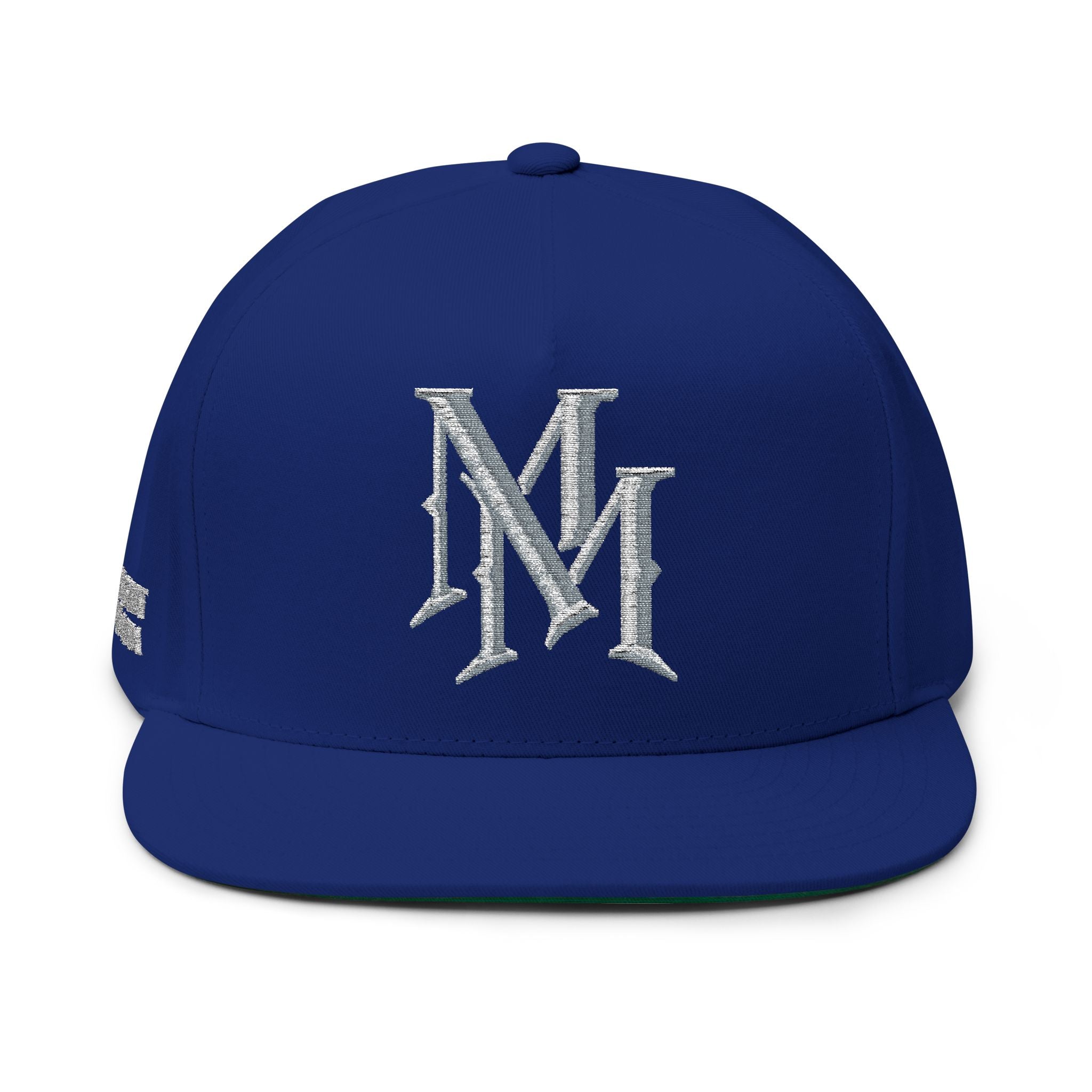 Midnight Mafia "MM" — Classic White Snapback Hat
