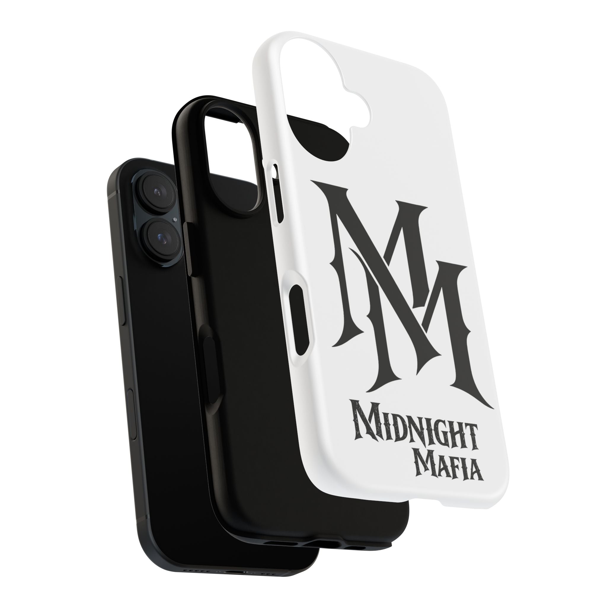 Midnight Mafia Phone Case — "MM" Monogram Protective iPhone Cover