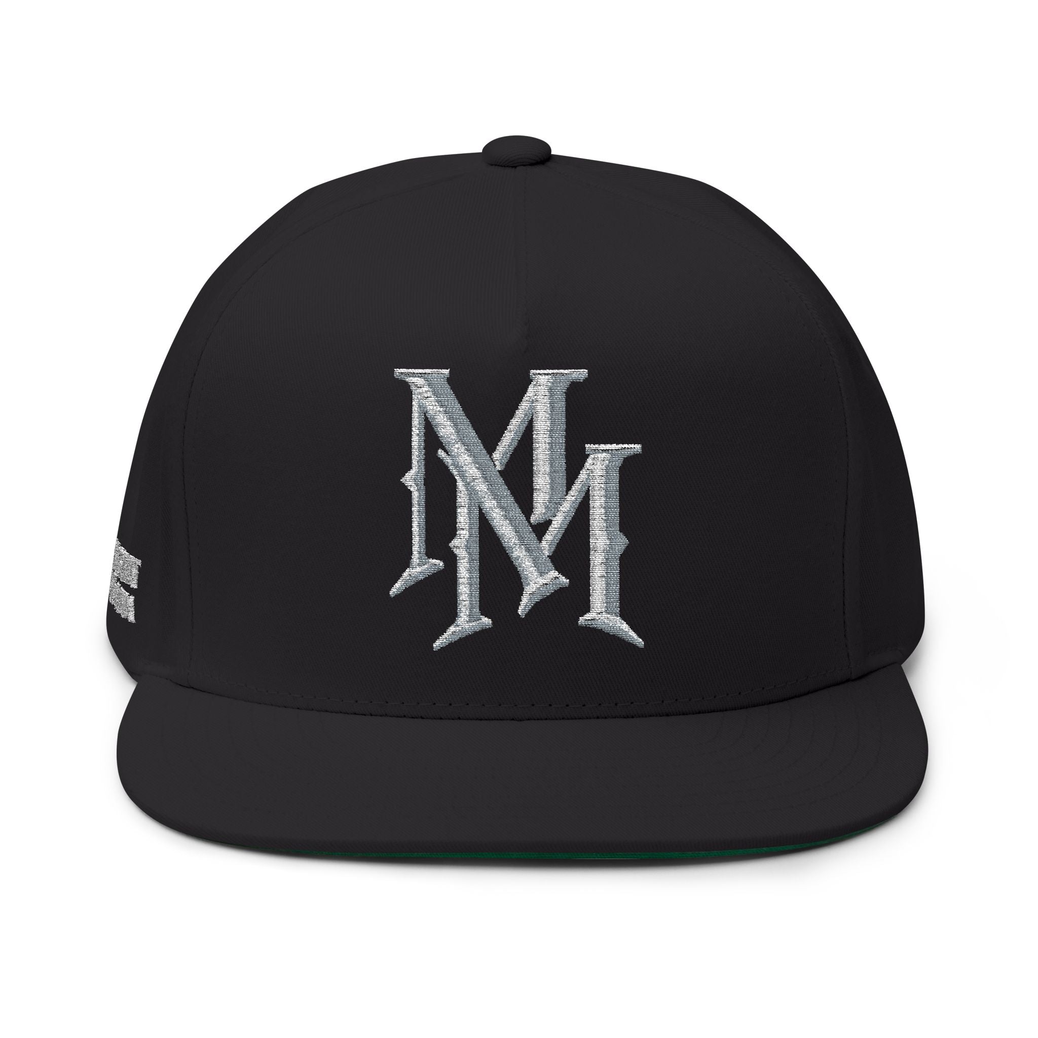 Midnight Mafia "MM" — Classic White Snapback Hat
