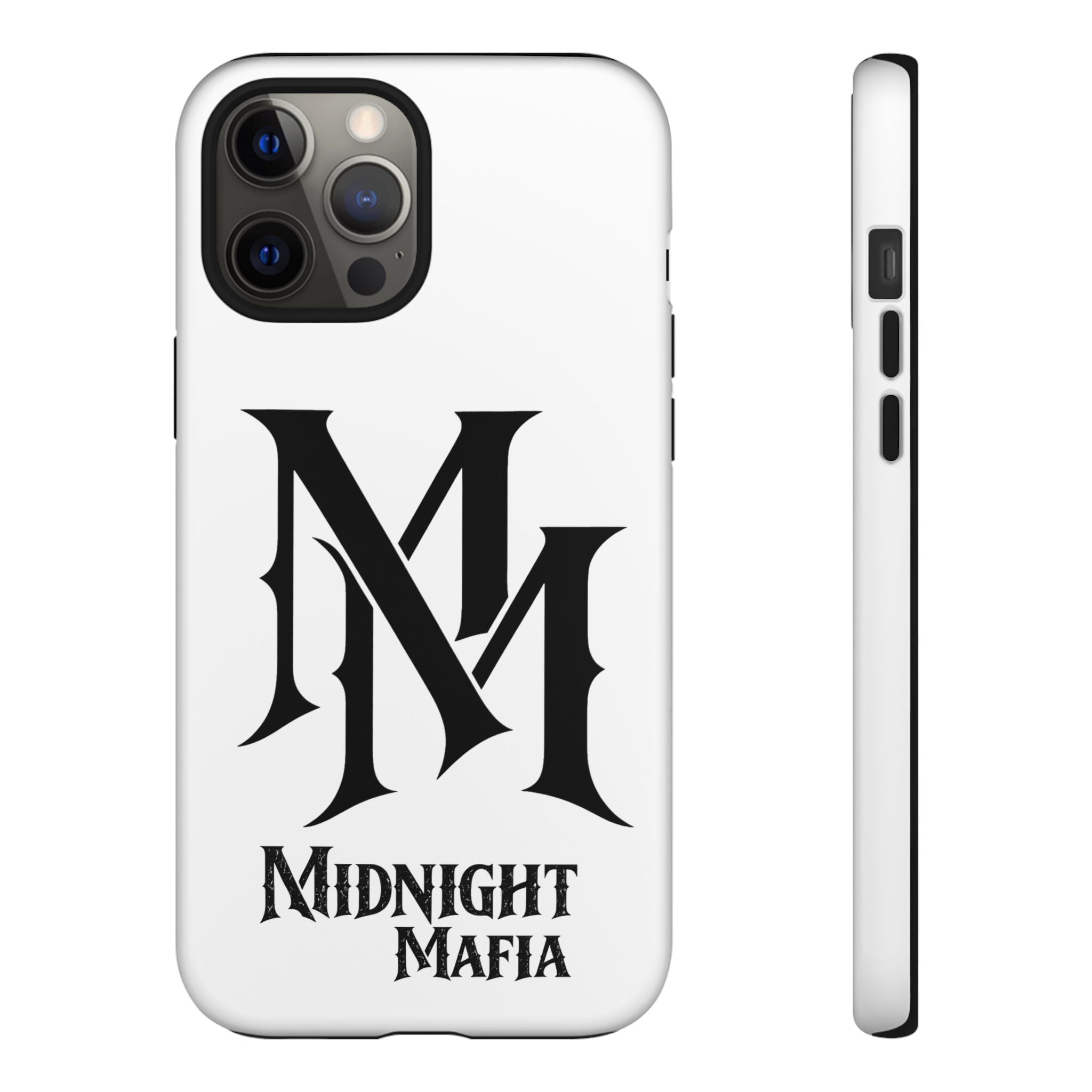 Midnight Mafia Phone Case — "MM" Monogram Protective iPhone Cover