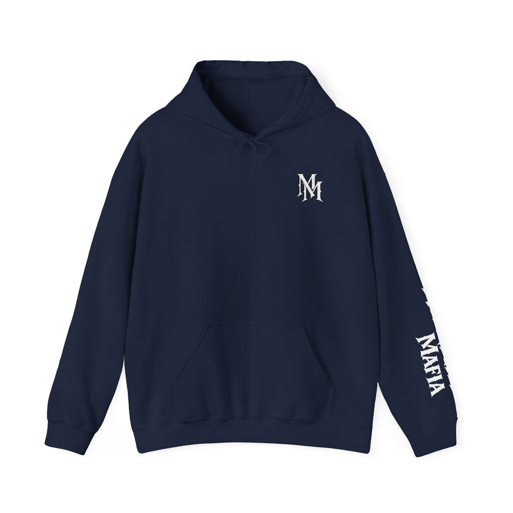 Hoodie — Monogram Midnight Mafia “MM” Logo Pullover W/Midnight Mafia Sleeve