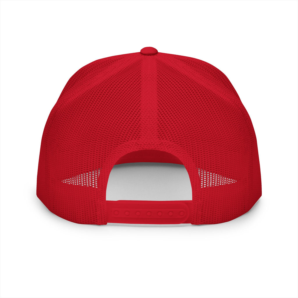 Monogram 'MM' Embroidered Trucker Cap — Classic Vintage Logo Snapback