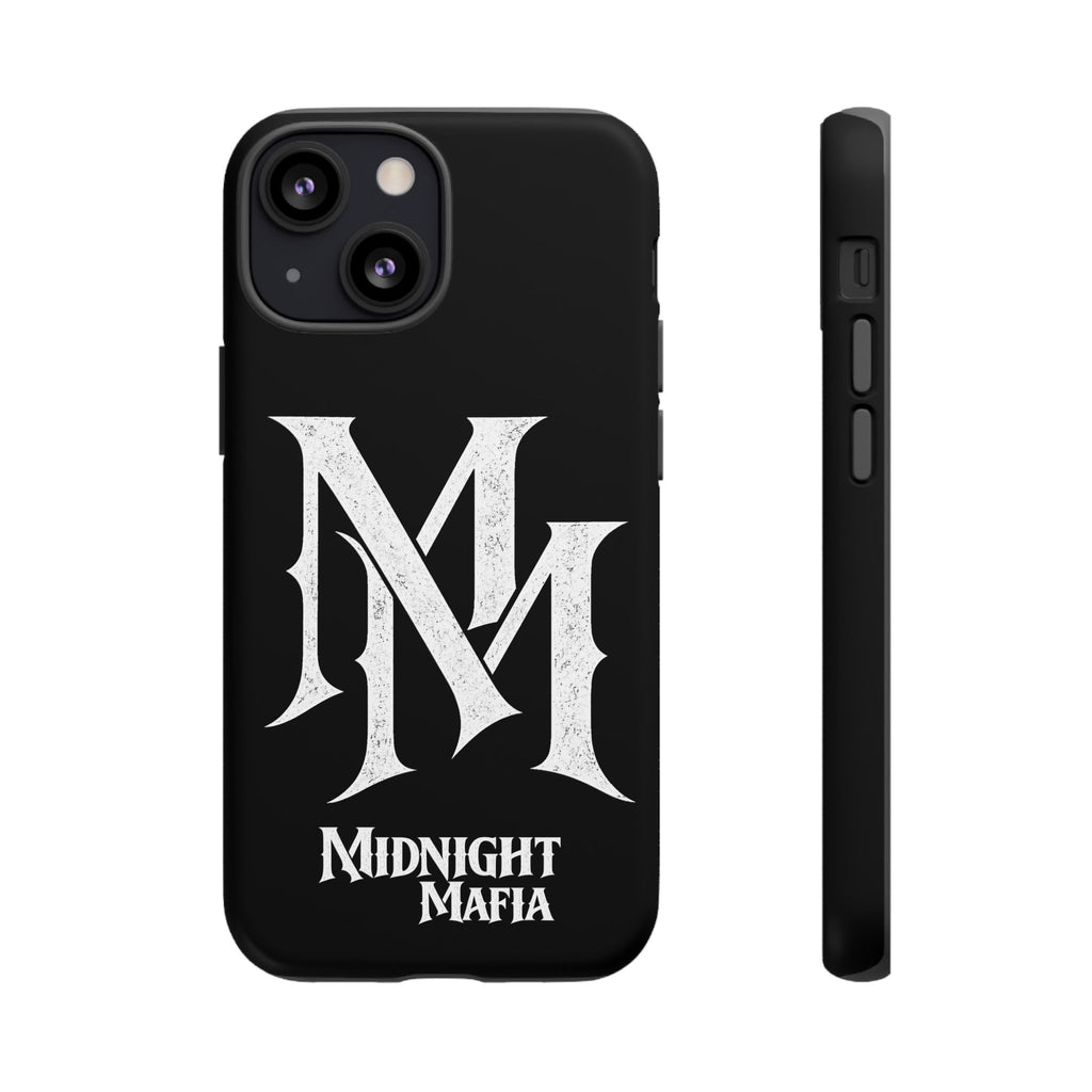 Midnight Mafia Phone Case - Black Protective iPhone Cover with MM Logo