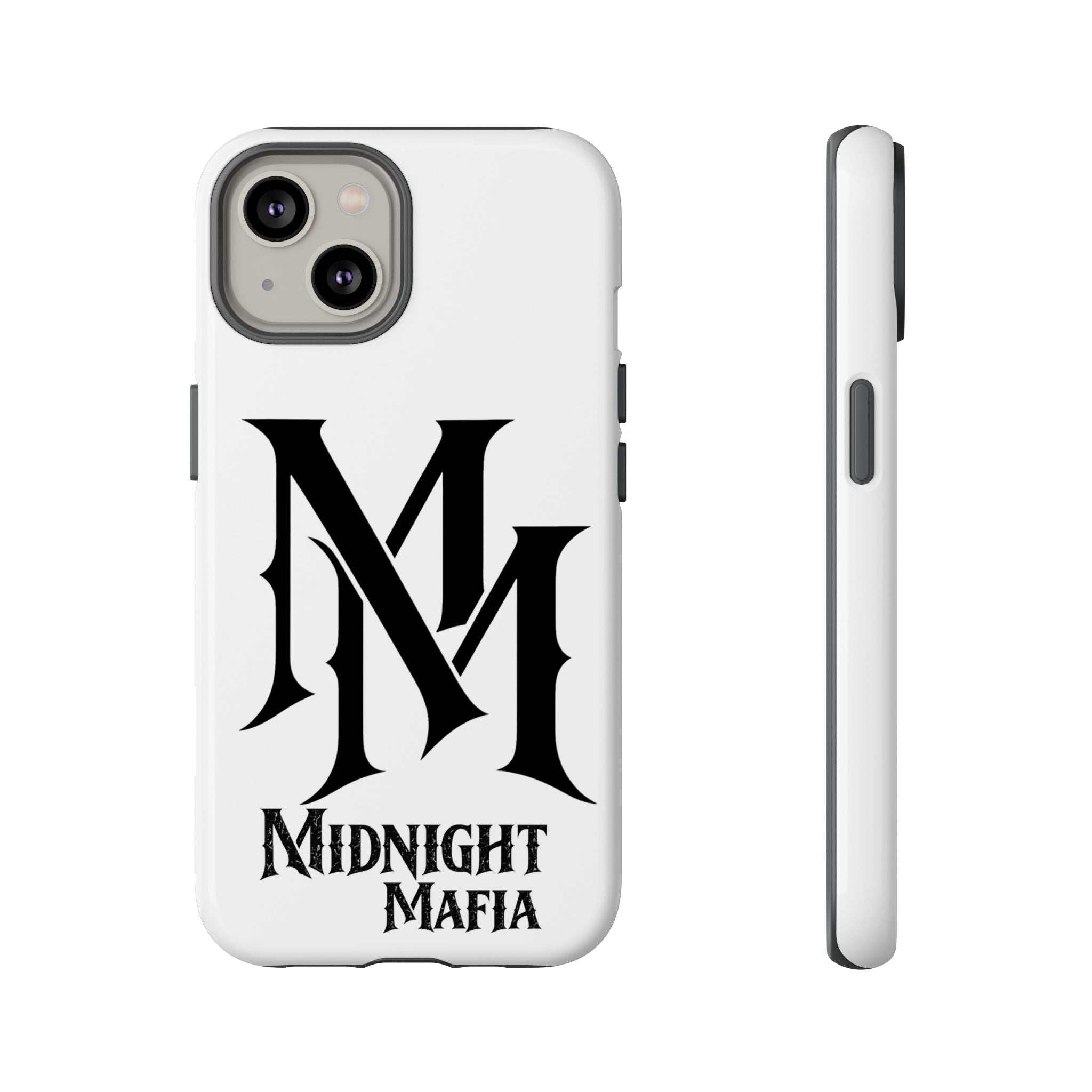 Midnight Mafia Phone Case — "MM" Monogram Protective iPhone Cover