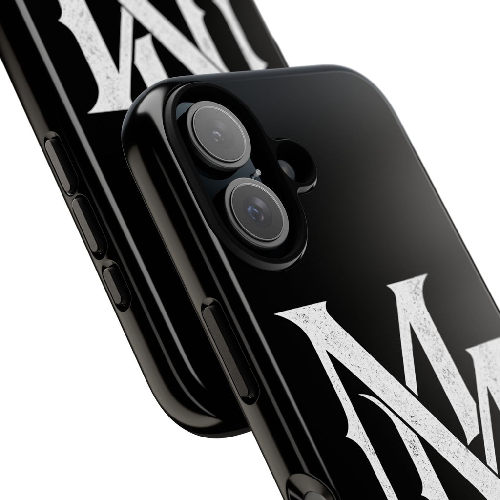Midnight Mafia Phone Case - Black Protective iPhone Cover with MM Logo