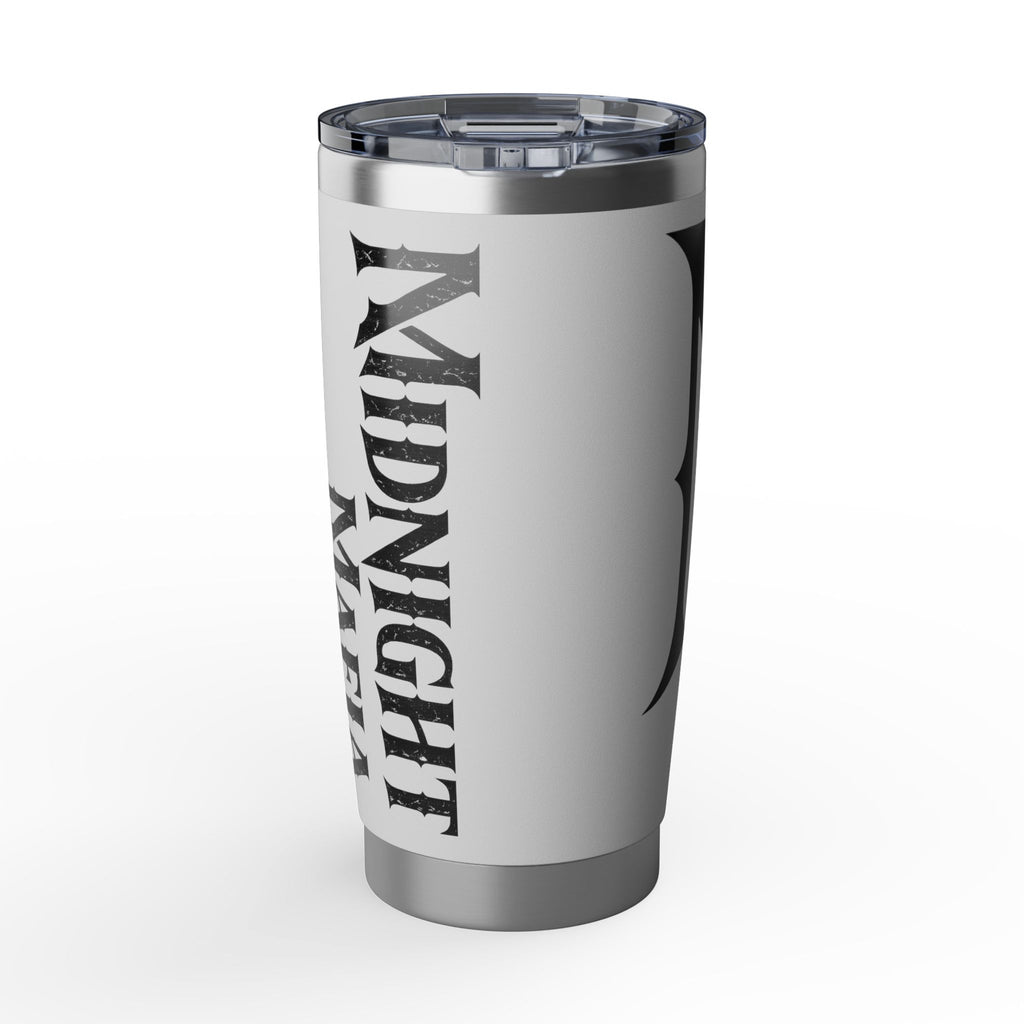 Midnight Mafia 20oz Stainless Tumbler — Insulated Travel Cup with Bold 'MM' Logo