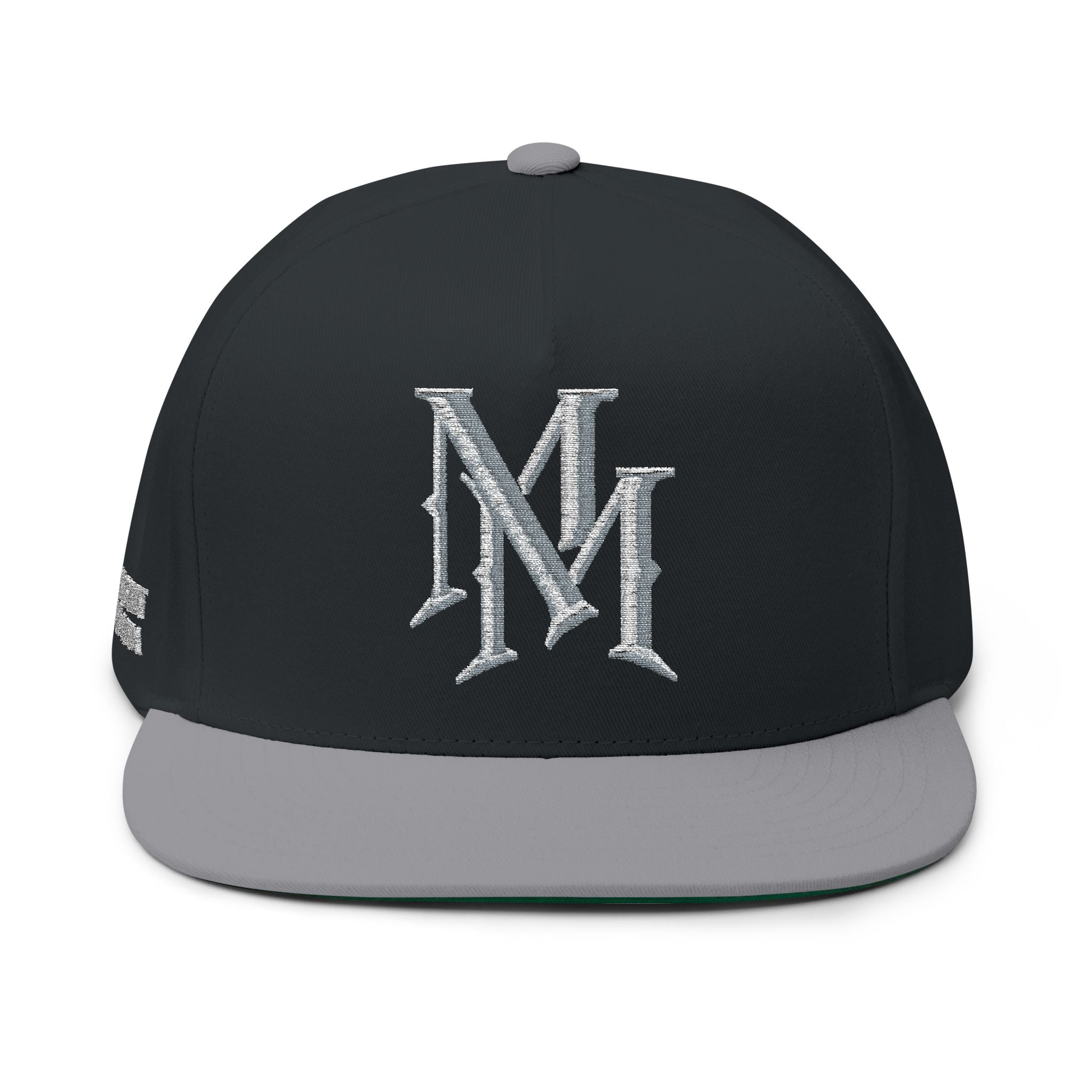 Midnight Mafia "MM" — Classic White Snapback Hat