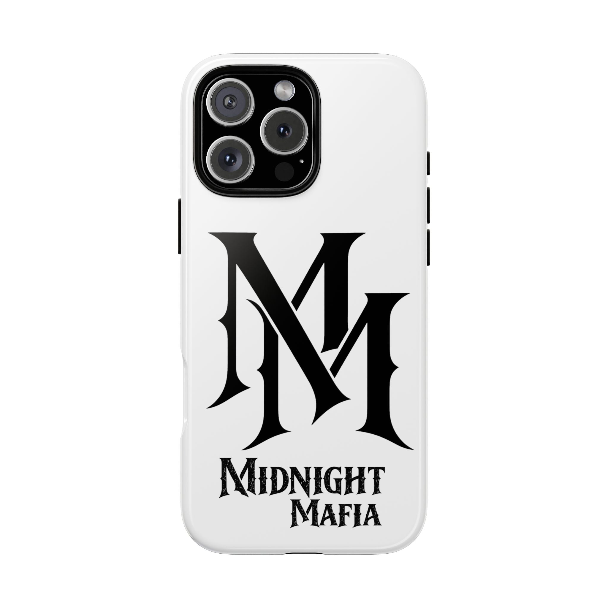 Midnight Mafia Phone Case — "MM" Monogram Protective iPhone Cover