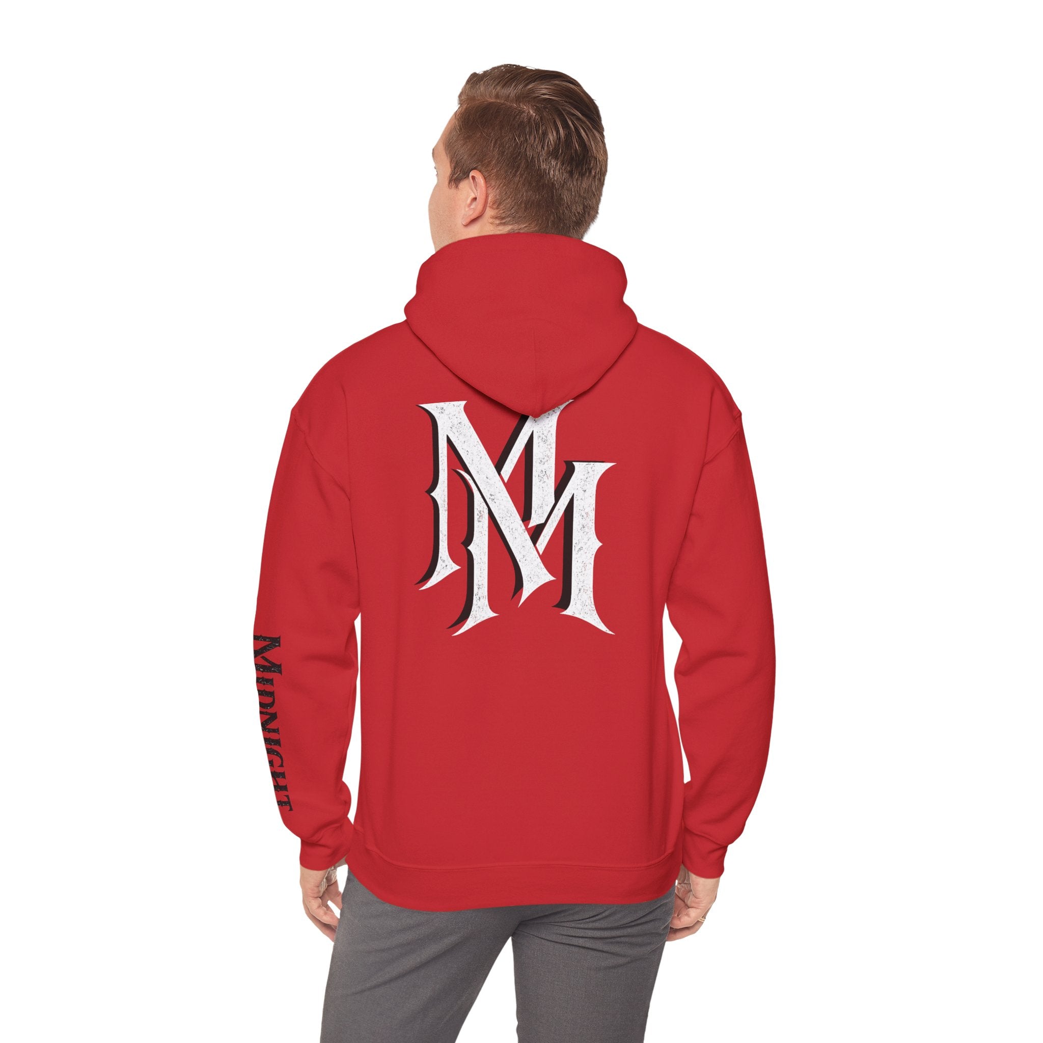 Hoodie — Monogram Midnight Mafia “MM” Logo Pullover W/Midnight Mafia Sleeve