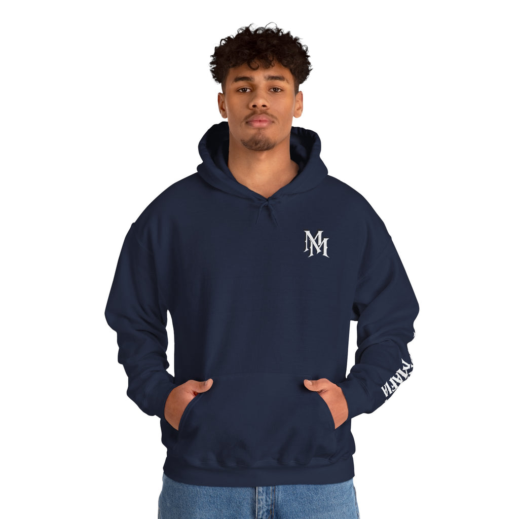 Hoodie — Monogram Midnight Mafia “MM” Logo Pullover W/Midnight Mafia Sleeve