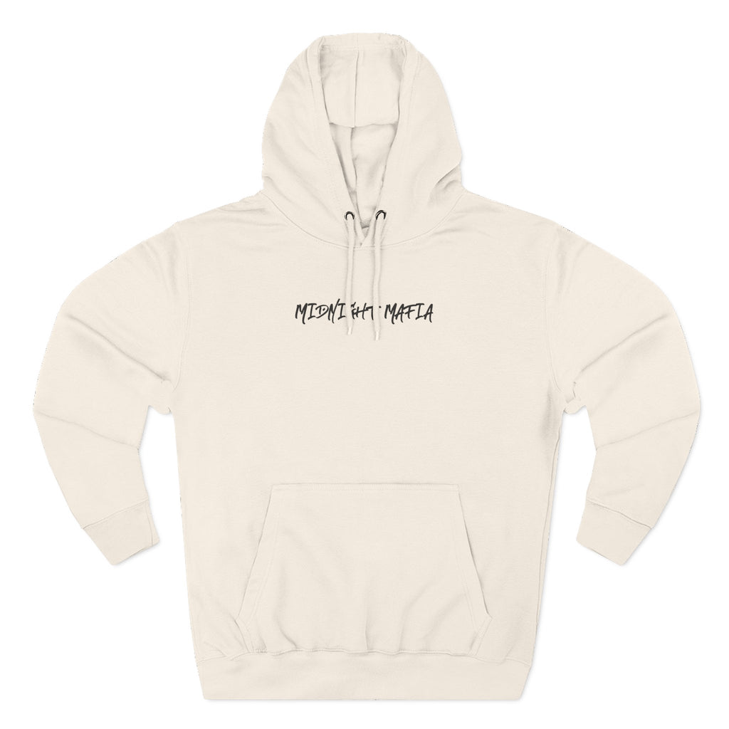 Midnight Mafia Hoodie — Vintage Piston & Fedora Streetwear Pullover