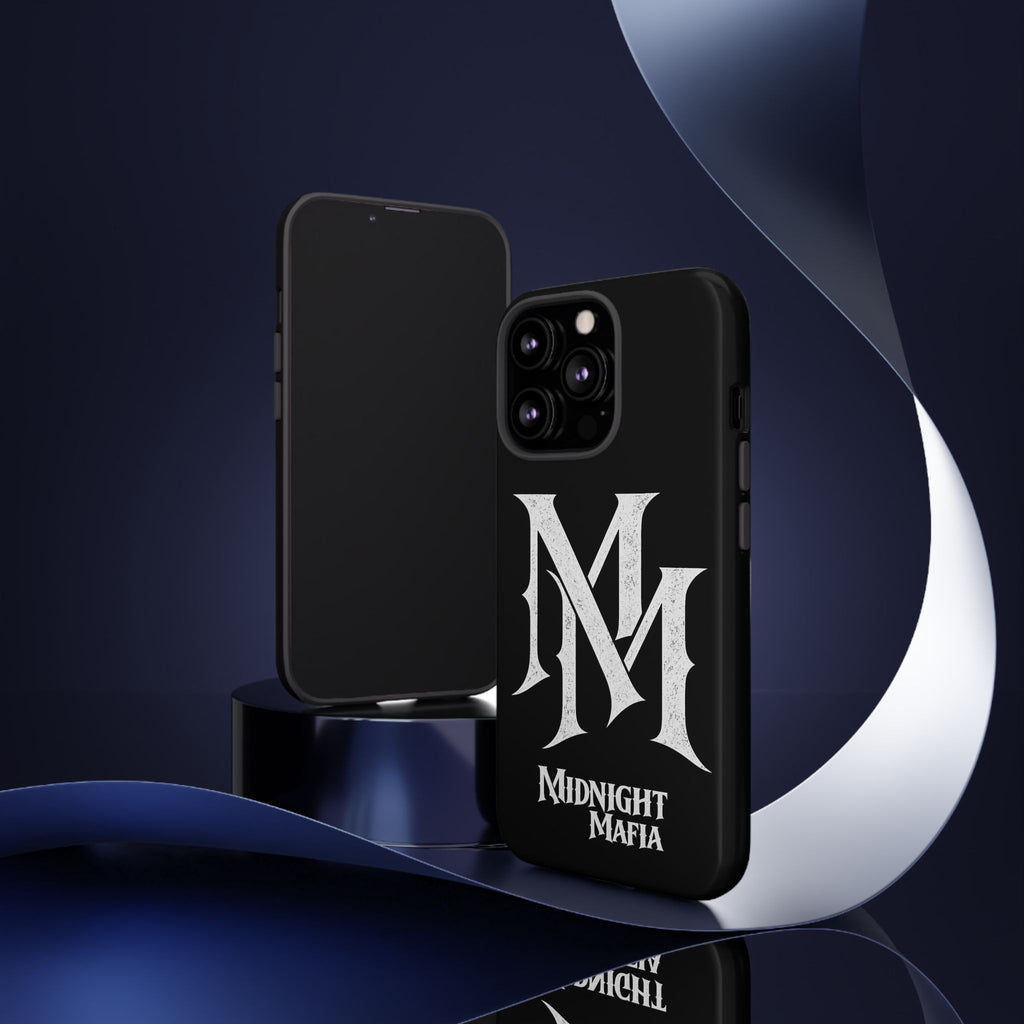 Midnight Mafia Phone Case - Black Protective iPhone Cover with MM Logo